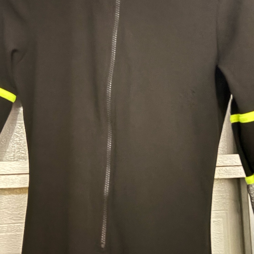 Black and Neon Green Jumpsuit - Picture 3 of 4